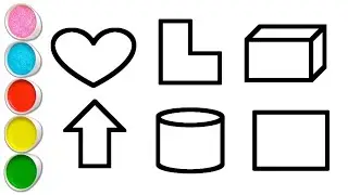 Draw and Learn Shapes: An Interactive Colors and Numbers Experience!
