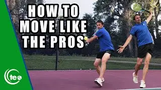 How To Move Like The Tennis Pros | BACKHAND FOOTWORK LESSON