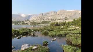 Wind River Range Backpacking:  Stough Creek Basin, Ice Lakes / Middle Fork / Sheep Bridge trails