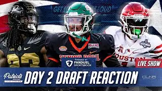 LIVE: Patriots Draft Show: Round 3 Reaction | Patriots Draft Marte Mapu