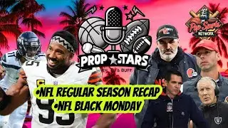NFL Regular Season Recap & NFL Black Monday firings on Prop Stars #nflnews #nfl #blackmonday