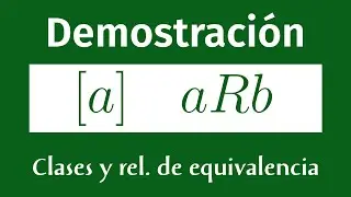 Relación de equivalencia y clases de equivalencias