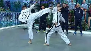 Clase de pelea con la Selección Argentina de Taekwondo ITF - ¿En qué mano está?