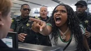 ENTITLED Woman MELTS DOWN At Airport, Police FORCED To Arrest Her