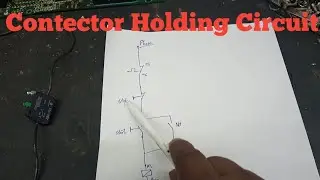 Contector holding circuit | simple control | Start stop push button