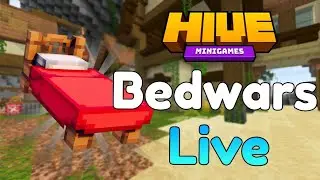 HIVE Bedwars live with subscriber #shorts #short #viral #live #minecraft #gaming