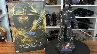 UNBOXING HOT TOYS DELUXE HAWKEYE / RONIN FROM AVENGERS ENDGAME MARVEL 1/6th SCALE COLLECTIBLE FIGURE