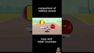 Comparision of mititary power USSR and other #countryballs #countrywar #ww2 #ussr