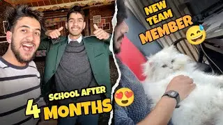 First day of school 🏫😍 and New team member🐱