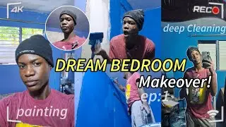 UNLIMITED ROOM MAKEOVER🖼🌷| creating my dream ROOM ☆ painting + decluttering | ep:1 Jamaica vlog🇯🇲 