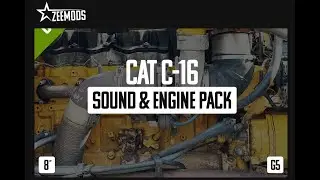 American Truck Simulator. CAT C-16 Sound & Engine Pack. Дороги
