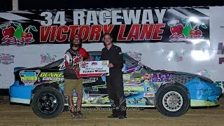 34 Raceway IMCA Sport Compact Heat & Feature Win! (6-15 -24)