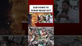 Bihar Poll News: RJD Vows To Scrap Waqf Act, BJP Warns Of 'Jungle Raj' Return | India Today News