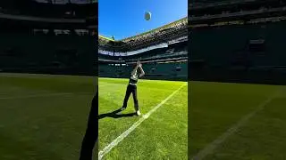 AA Girl's Clever Plan to Catch the Ball Before It Falls! ⚡🎾#shorts