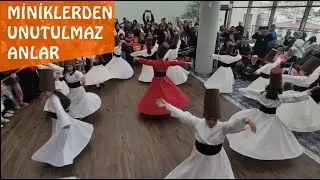 YOZGATLI MİNİKLERDEN NOVADA AVM'DE SEMAZEN GÖSTERİSİ
