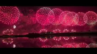Happy new year!! New year fireworks in ras al khaima uae! 