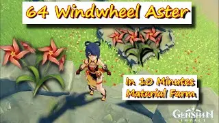 64 Windwheel Aster in 10 Minutes - Gensgin Impact