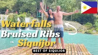 Rope Swing Injury At An Epic Waterfall in Siquijor 🇵🇭