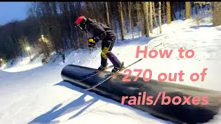 How to do a 270 off of rails/boxes