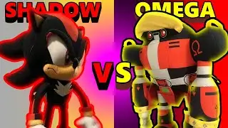 Sonic Plush - Shadow Vs Omega