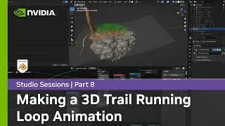 [Blender] Making a 3D Trail Running Loop Animation w/ Alexandre Albisser Part 8: Adding Other Biomes