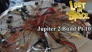 Moebius 1/35 scale Jupiter 2 Pt 10 Wiring Lights and Electronics
