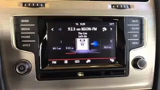 2015 Golf TDI SE Infotainment Interface Proximity Sensor