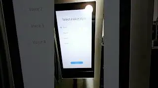 Sitting up the voice command of our refrigerator. #samsung #familyhub #smartthings