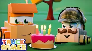 MiniTrucks and the Case of the Stolen Cake! 🎂🕵️&zwj;♂️ MiniTrucks | Cartoons For Kids