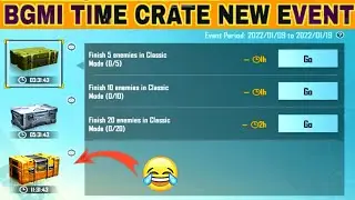 Time Crate New Event in Bgmi ||🥰 New Concept Crate Explain || How To Collect Crate ||🔥