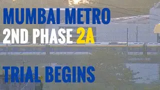 #MumbaiMetro2A 2nd Phase Trial Run at lower malad
