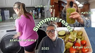 Getting my life together | summer reset