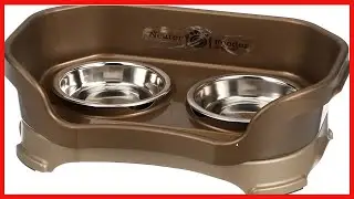 Neater Pet Brands   Neater Feeder Deluxe for Cats   Mess Proof Elevated Bowls, No Tip Non Slip