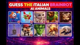 Guess ITALIAN BRAINROT Animals in 1 Second |🧠 Brainrot Quiz