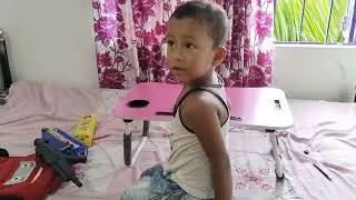 Unboxing Portable wood laptop/Baby Read table/ko nik wood portable laptop table/ #happytime #enjoy