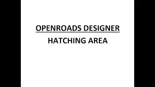ORD - MicroStation - 11.6 - Hatch Area