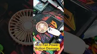 Mini Fan Power Button Damage Repair | #fan #repair #tech #gagetshorts #repair #mobilereapring