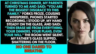 My Parents Said “You’re the Biggest Disgrace to This Family” at Christmas Dinner—So I Stood Up and…