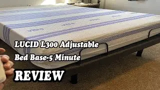 LUCID L300 Adjustable Bed Base-5 Minute Review - A Really Good Value