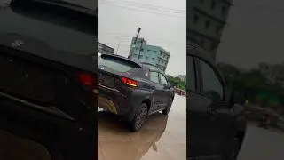 Black SUV Maruti Fronx Delta Plus Optional 6airbags #fronx #suv #black #rain