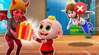 Mom Angel or Mom Demon | Real Mom Vs Fake Mom! | Funny Kids Song & More Nursery Rhymes by Little PIB