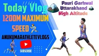 1200m Maximum Speed test 🏃&zwj;♂️⏱️ #athletics #trybwearathletics #indianathletes #anukumar 
