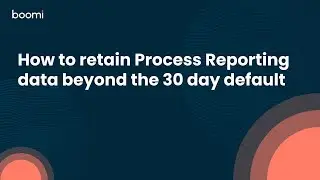 How to retain Process Reporting data beyond the 30 day default