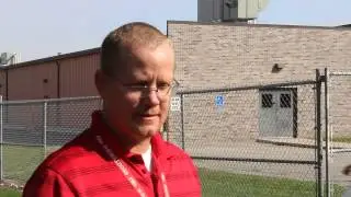 Hampton-Dumont High School Principal Steve Madson discusses service day