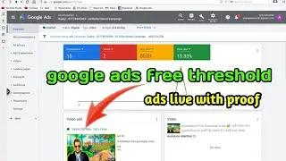 google adwords 200$ threshold method |google adwords free threshold google | adwords free trick