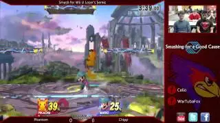 [S4aGC] Wii U Loser's Semis - Phantom (Pikachu) vs Chipp (Mario)