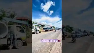 Teams #cranetruckCambodia #heavyequipment #respect #crane #duet #travel #seomdona #danger #dj