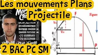 Mouvement d’un Projectile - Mouvements Plans - 2 Bac  - Cours+astuces