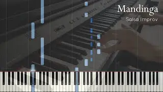 Mandinga (La Negra Tomasa) | Short Salsa Improv (Synthesia Piano Tutorial)
