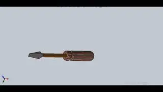 #screwdriver design in Solidwork